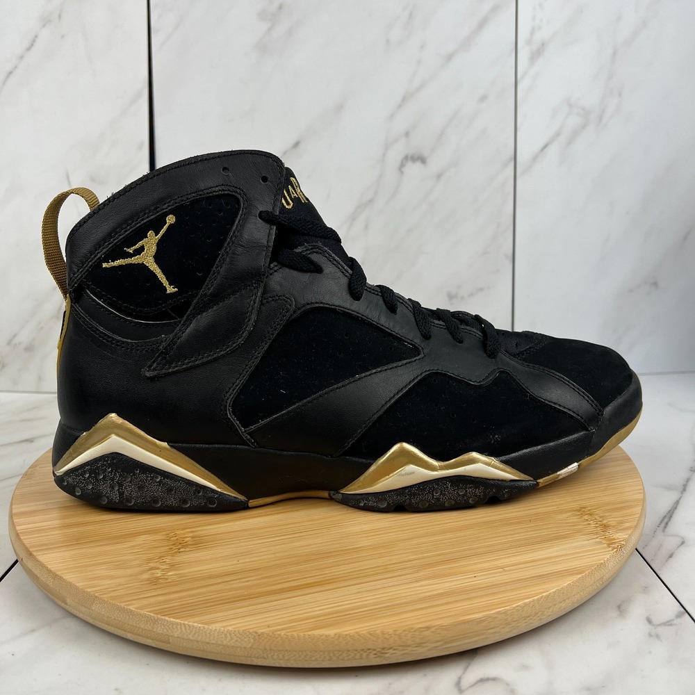 2012 Nike Air Jordan 7 Retro Golden Moments Mens Size 12.5 Sneakers 304775-030